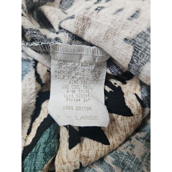 Hilo Hattie Hawaiian Shirt Adult XL Made In Hawaii READ - Picture 6 of 6